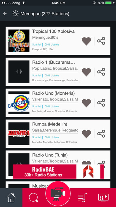 Merengue Radio screenshot 2