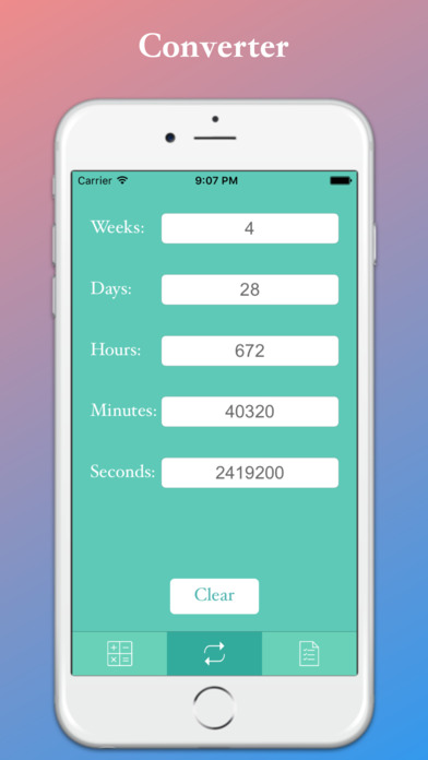 Hourme - time calculator screenshot 2