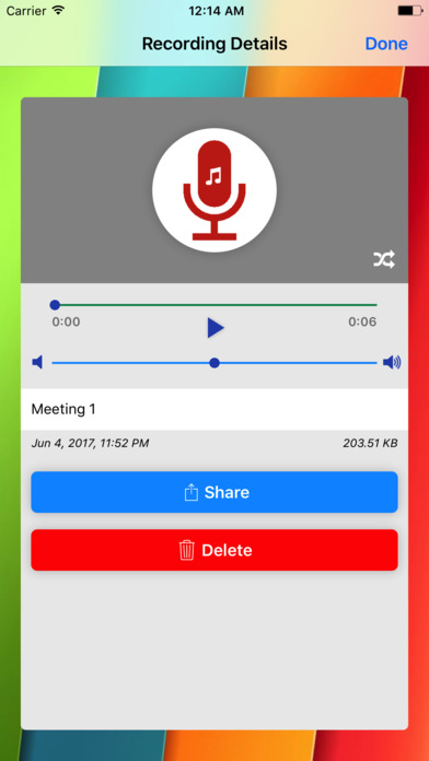 Audio, Voice & Music Recorder screenshot 3