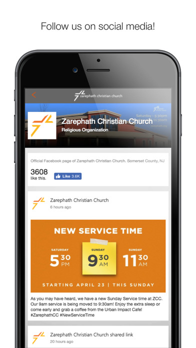 Zarephath Christian Church screenshot 3