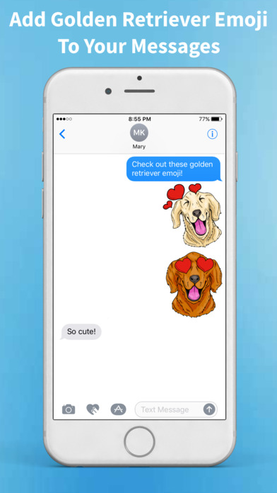 GoldenEmoji - Golden Retriever Emoji & Stickers screenshot 2