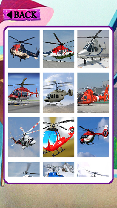 Helicopter Games Jigsaw Puzzles Education screenshot 2