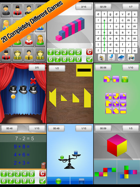 Brain School ™ Word, Puzzle & Logic Games Trainingscreeshot 4