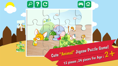 Pets And Wild Animal Jigsaw Game For Kids screenshot 3