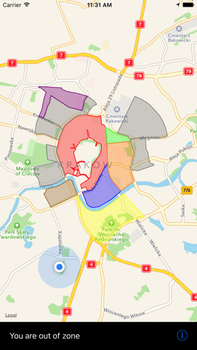 Cracow Parking Zones screenshot 3