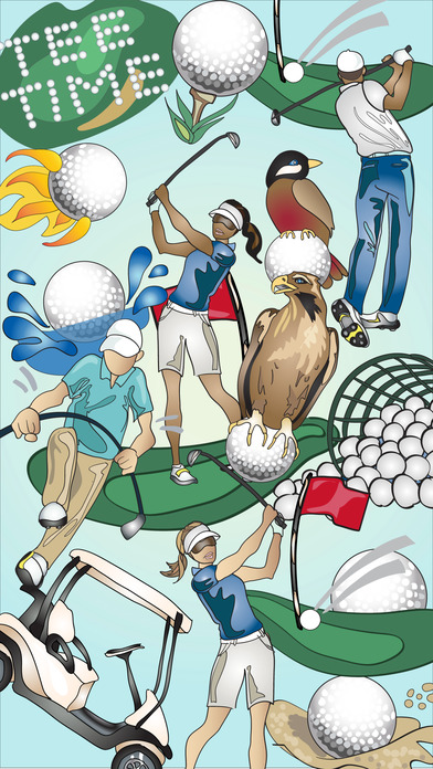 Golf Stickers & Emojis screenshot 2