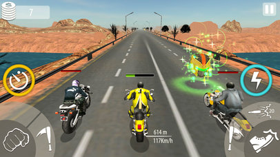 Highway Super Bikes Attack Race screenshot 2