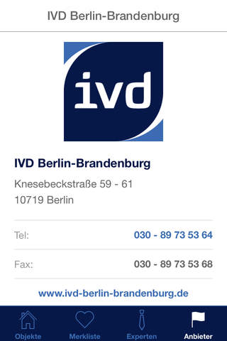 IVD BB App screenshot 2