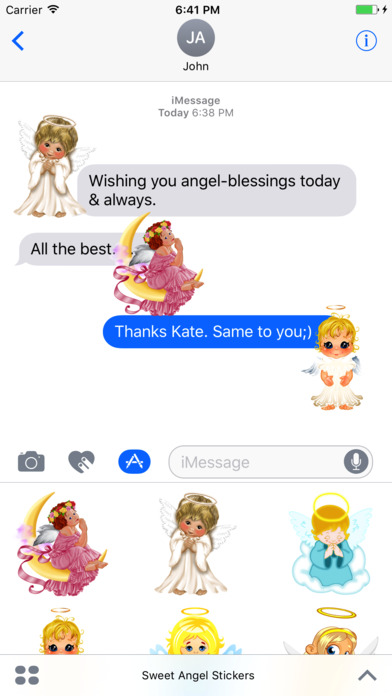 Sweet Angel Stickers screenshot 3