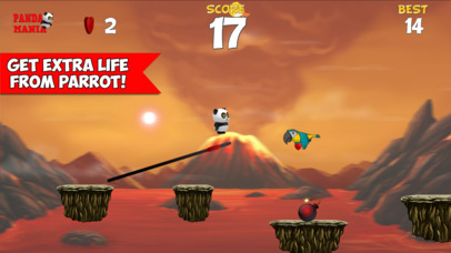 Panda Mania Jumper - Jump the Bamboo Game screenshot 3