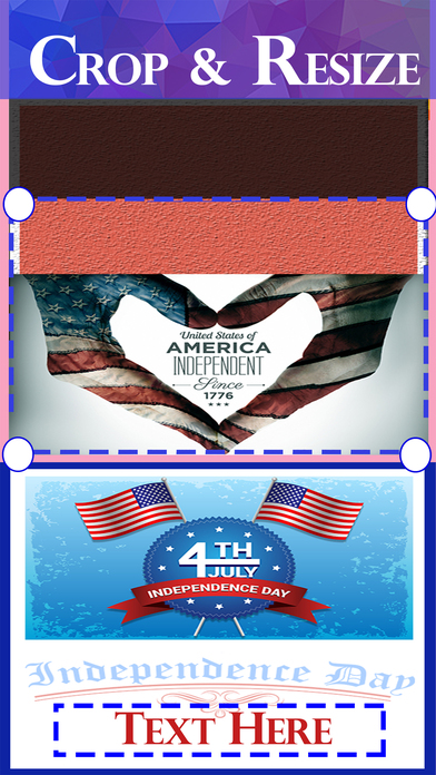 Independence Day Greeting Cards - Poster Maker App screenshot 2