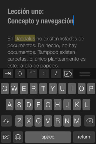 Daedalus Touch – Text Editor for iCloud screenshot 3