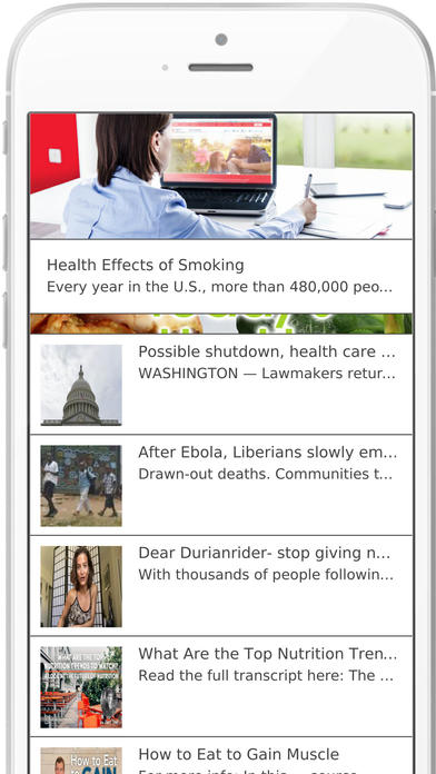 Today's Health Trend screenshot 2