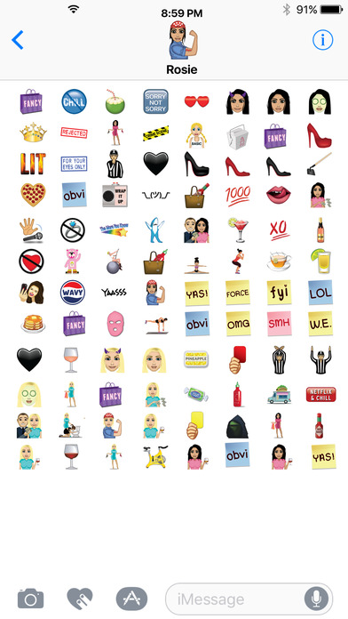 Glamoji by Emoji Fame screenshot 3