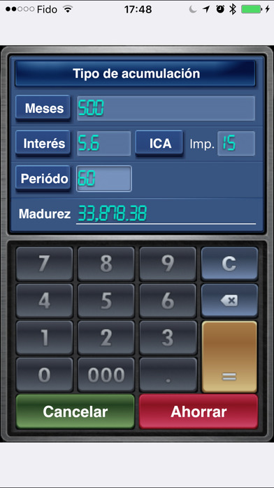 Captura de pantalla del iPhone 3