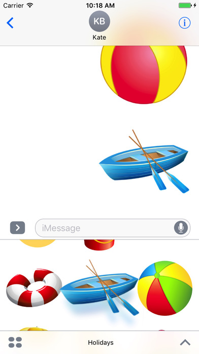 Holidays Stickers for iMessage screenshot 4