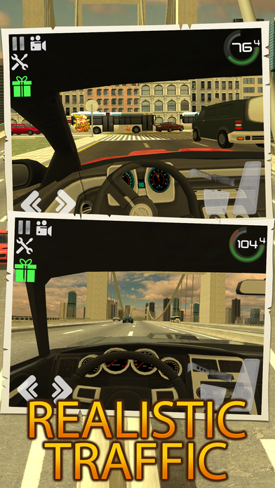 Traffic Sport Car Driving Sim screenshot 3