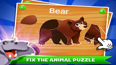 Kids Animal Game - Puzzle Game For Kids screenshot 2