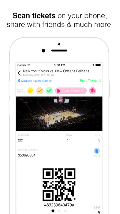 Screenshots of TickPick: No Fee Tickets | Sports, Concerts, Shows for iPhone