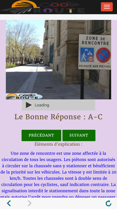 test code de la route france screenshot 3