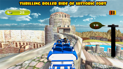 Mountain Thrilling Super Real Roller coaster 3D screenshot 3