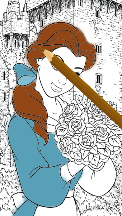 Princess Castle Coloring for children screenshot 3