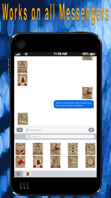 PsychicMoji -Your Daily Tarot Emoji Messenger App screenshot 4