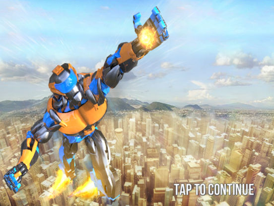 Flying Army Rescue Robot 3D Pro на iPad
