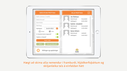 Íslenski málhljóðamælirinn screenshot 2