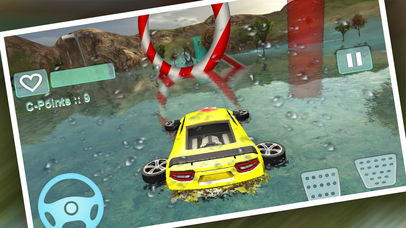 Water Surface Car Drive 3D screenshot 4