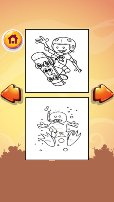Sports Coloring Book Games for kids screenshot 2