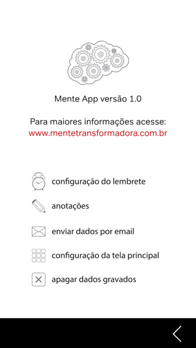 Mente App screenshot 2