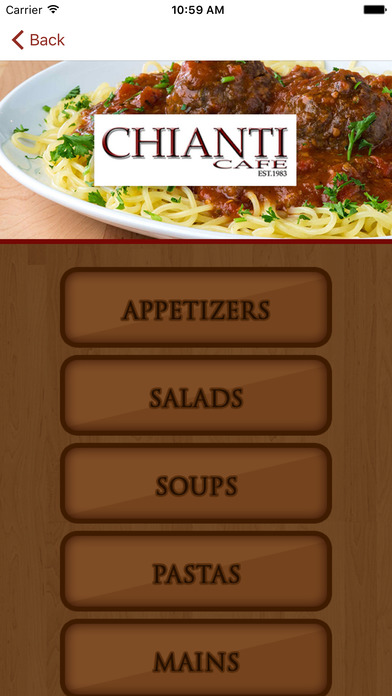 Chianti Cafe screenshot 2