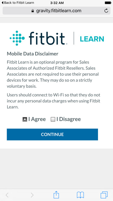 Fitbit Learn-Retail Training screenshot 2