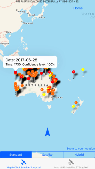 Fire in Australia New Zealand screenshot 2