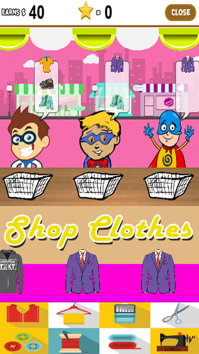 Fashion Games Shop Clothes Superhero screenshot 2