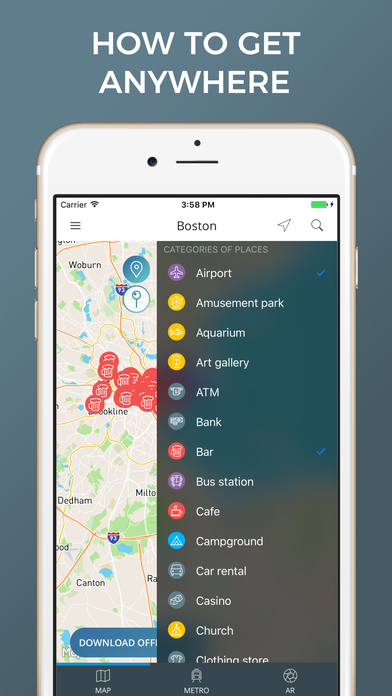 Boston city maps screenshot 3