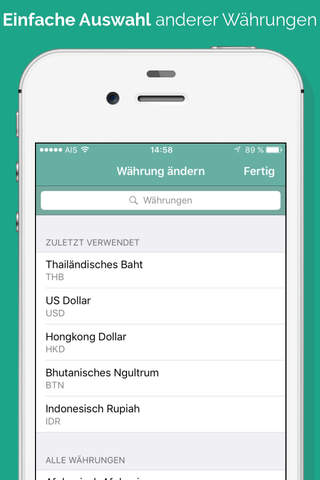 currency converter by travelwunder screenshot 3