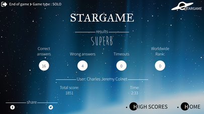 Stargame quiz screenshot 4