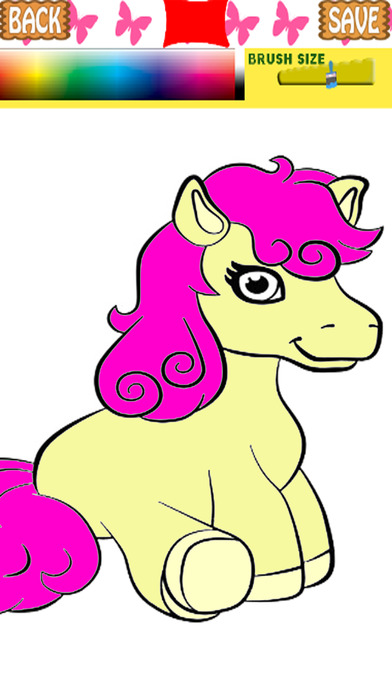 Games Little Learn Coloring Page Pony Girls screenshot 2
