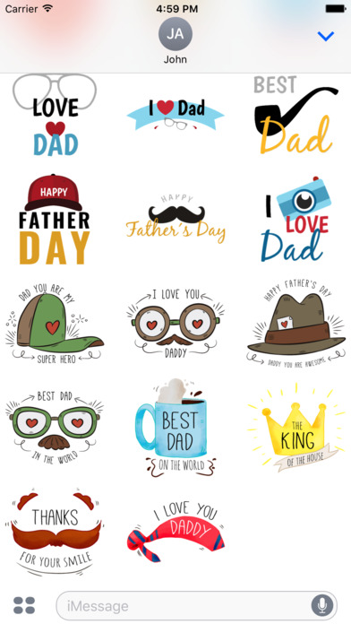 Father's Stickers screenshot 4