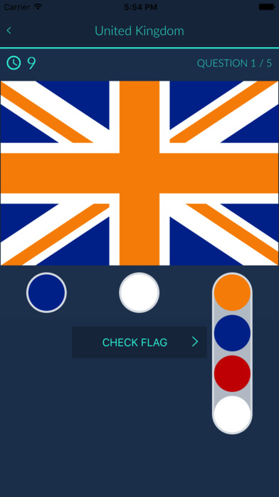 Flags Quiz – learn the flags screenshot 4
