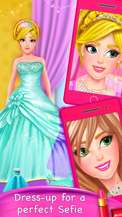 Selfie Princess - Makeover Dress up Game for Girls screenshot 4