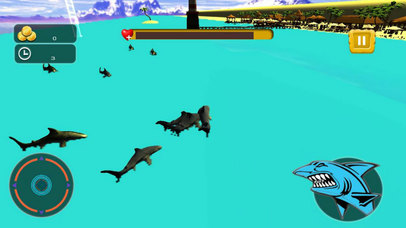 Shark Attack Simulator 3D Game screenshot 2