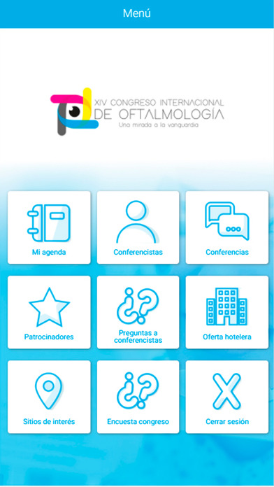 XIV Congreso de Oftalmologia screenshot 3