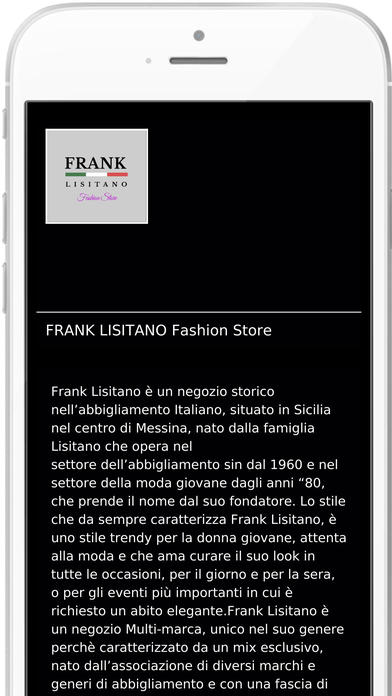 FRANK LISITANO | Fashion Store screenshot 2