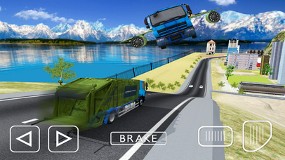 Flying Garbage Truck Simulator 2017 screenshot 4