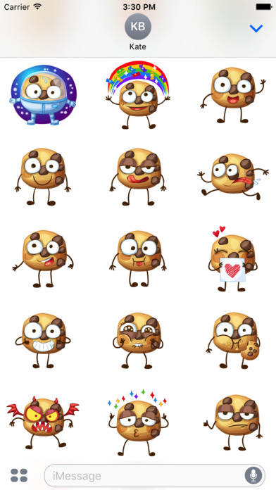 A Cute Chocolate Chip Cookie Sticker Pack screenshot 2