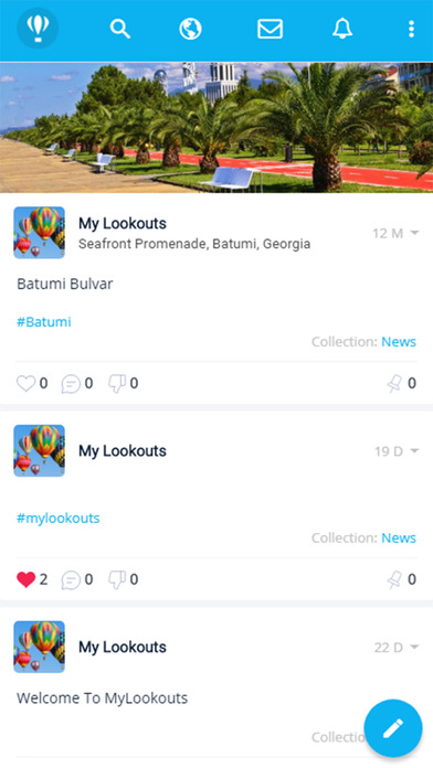 MyLookouts screenshot 2