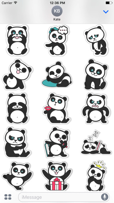 Panda Emoji screenshot 2
